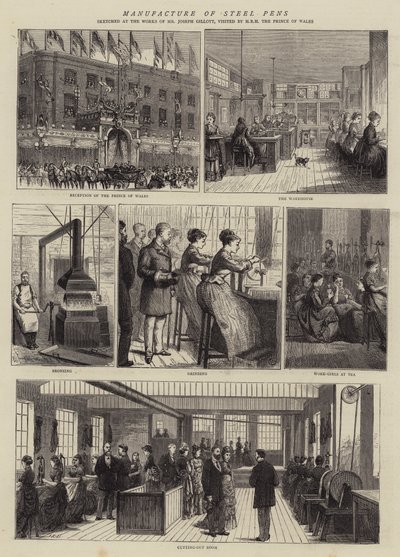 صناعة أقلام الصلب بواسطة ألفريد تشانتري كوربولد